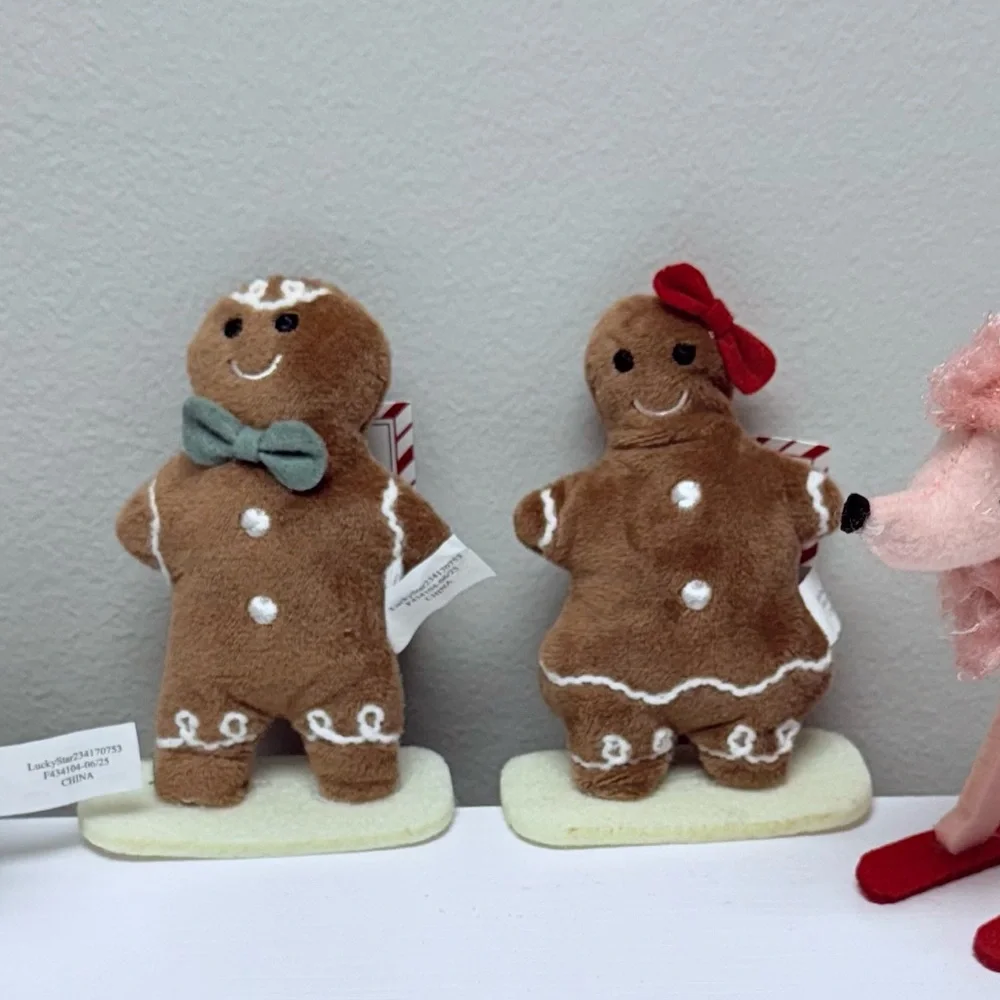 NEW Target Bullseye Playground Set of 4 Small Plush Christmas Figurals, 2025